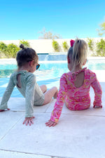 Girls Long Sleeve One-Piece - Pixiedust Baby & Toddler Swimwear HAPARI 
