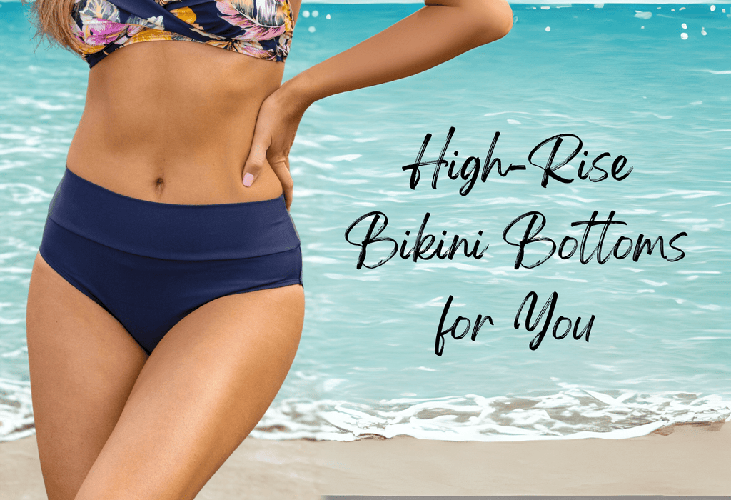high-waisted bikini bottoms