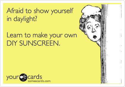 Learn How To Make Your Own DIY Sunscreen