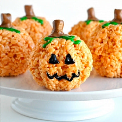 DIY Halloween Treats: Pumpkin Krispie Treats