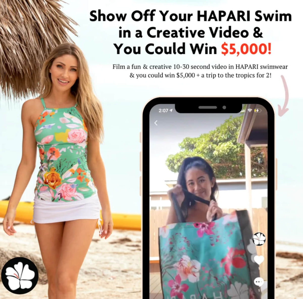 Show Off Your HAPARI Swimwear for a Chance to Win $5K!