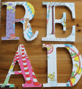 DIY: Create Reading Nook Letters