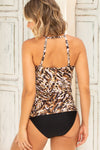 Bengal Bay High-Neck Strappy Tankini Top