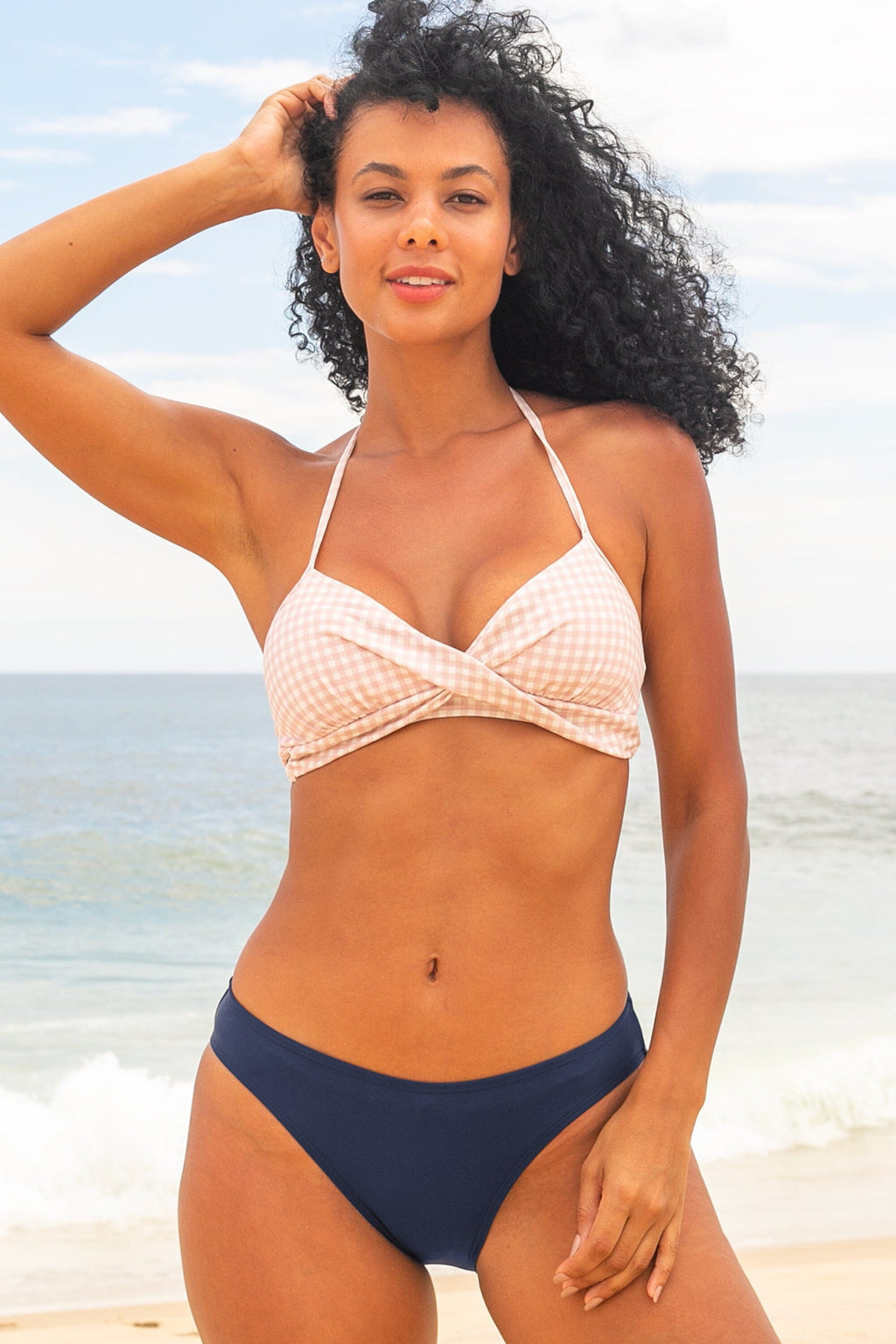 Lucky Brand Shoreline Chic Bralette Bikini Top MSRP $68 Size M # 30C 211  NEW - Helia Beer Co