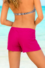 Raspberry Cover-Up Board Shorts