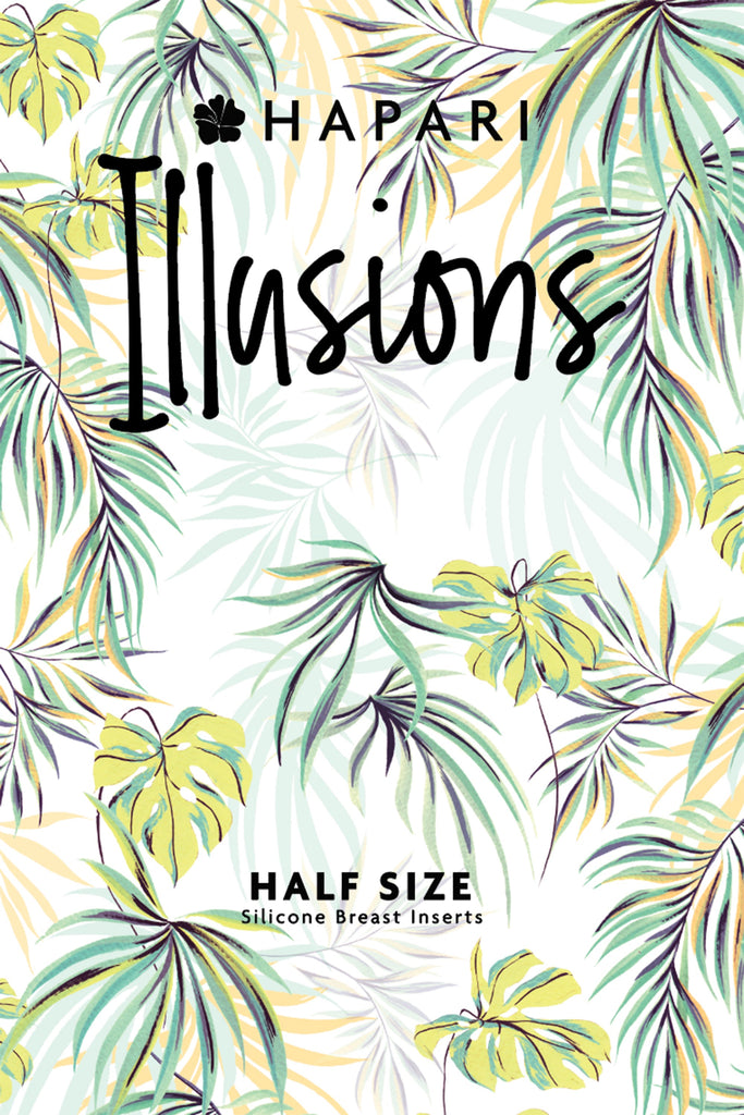 Half Illusions Silicone Breast Inserts HAPARI HALF-SIZE 